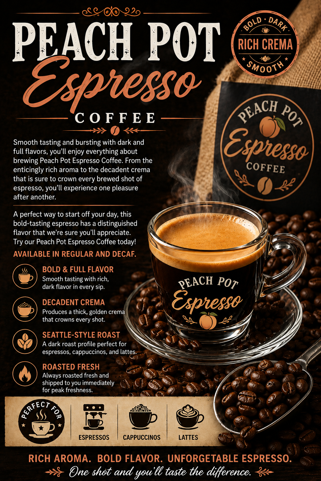 Peach Pot Espresso Choice