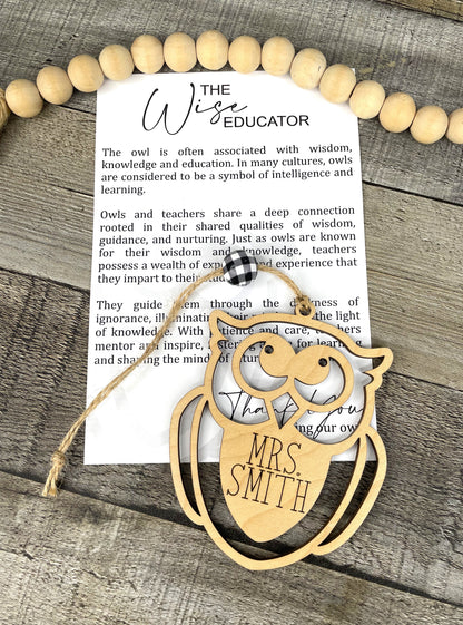 The Wise Educator
