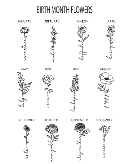 Birth Flower Workshop