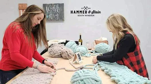 1/12 Private Party Funday Chunky Yarn Throw Workshop 5pm