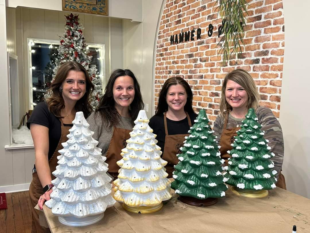 12/13 Ceramic Christmas Tree Workshops 11am