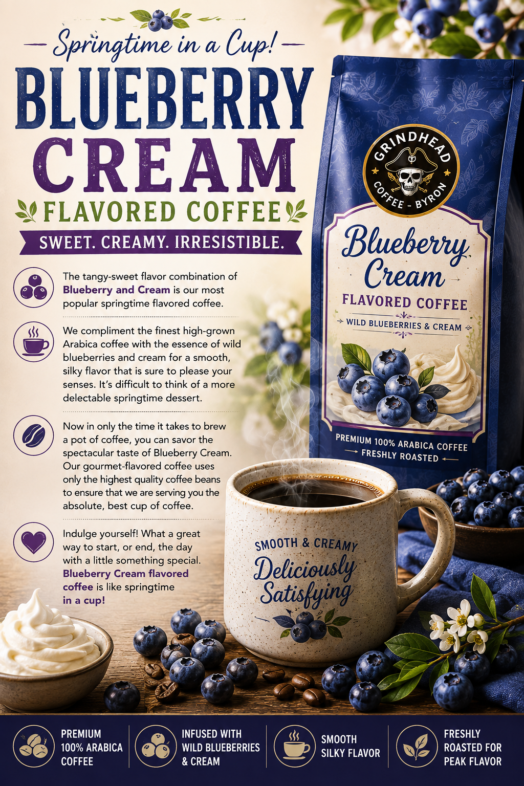 Blueberry Cream